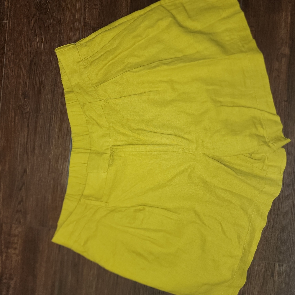 Women's Yellow Shorts